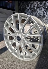 GENUINE REFURBISHED Mini JCW 17" R112 Cross Spoke Challange Black Alloy Wheels