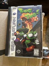 Bug Too! (Sega Saturn, 1996) Tested Working CIB