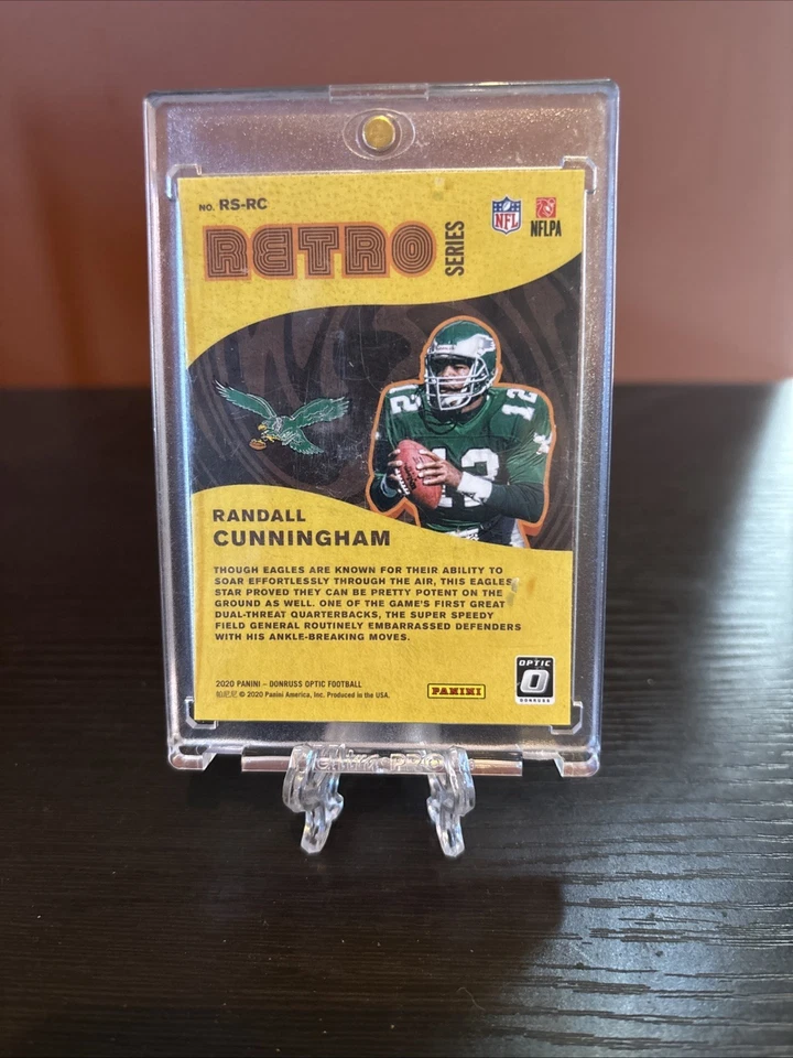2020 Donruss Optic #RS-RC Randall Cunningham Retro Series Eagles (U) - Image 2 of 2