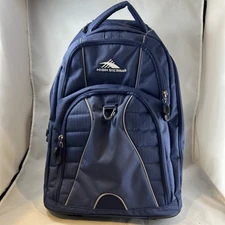High Sierra Freewheel Wheeled Rolling School Backpack Carry-on Bag Dark Blue