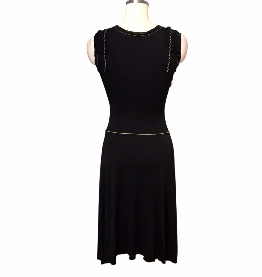 VTG 90’s Y2K Max Studio Midi Dress Whimsi Fairy Grunge Boho Women’s Sz XS - Image 4 of 4