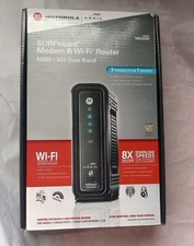 Motorola SURFboard Modem  Wi-Fi Router SBG6580 N300/300 Dual Band Cable  Box