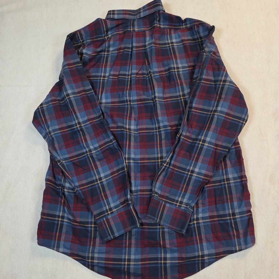 Brooks Brothers Regent Mens XL Plaid Button Down Shirt Long Sleeve Cotton 