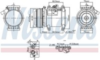 Nissens Kompressor, Klimaanlage 891011 FüR Chevrolet