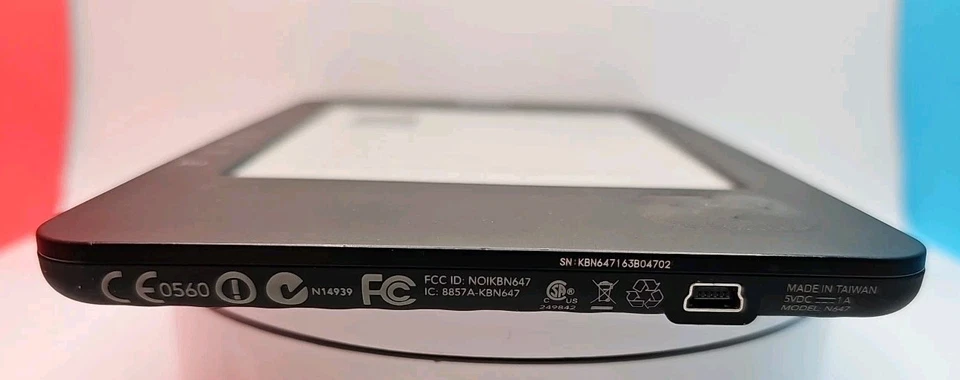 Kobo N647 Wireless eReader Black Tested & Working 6" Screen - Image 4 of 4