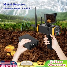 HD Screen Metal Detector Professional Rechargeable LCD Gold Detector Depth 1-16m