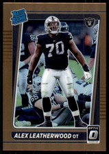2021 Donruss Optic #266 Alex Leatherwood Bronze Rookie