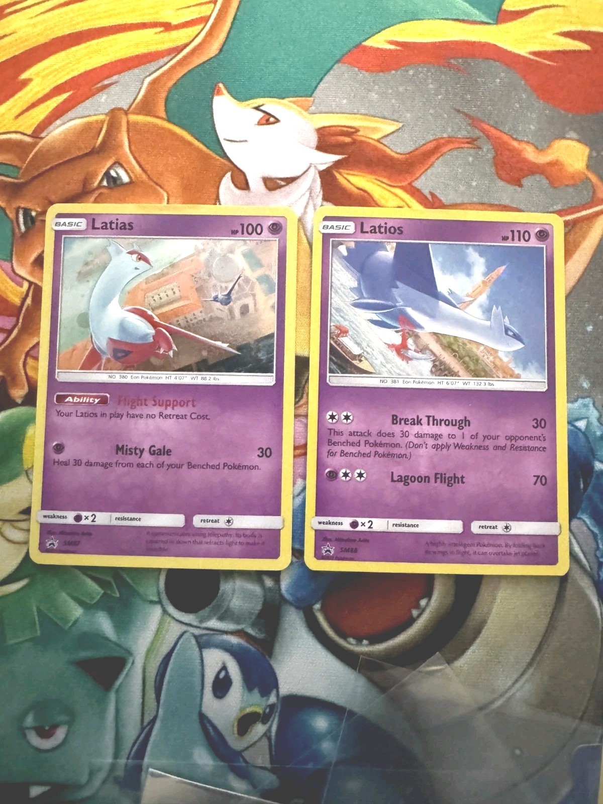 NM Latias/Latios SM87 & SM88 Black Star Promo Set
