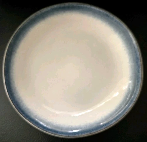 SET OF 4 THRESHOLD ASHWOOD BLUE SALAD PLATES 8"