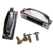 Snare Drum Lugs, 47 mm Between Holes, Double End with Mounting Screws for Bas...