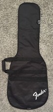 Fender Black Logo Padded Electric Acoustic Guitar Case Gig Bag Soft Shell 41"