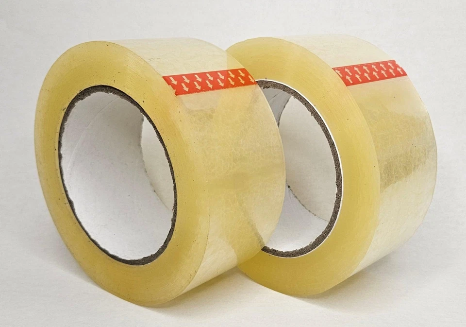 12 ROLLS CLEAR TAPE PARCEL STRONG 48MM X 100M - Image 1 of 1
