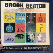 Brook Benton: There Goes That Song Again MG-20673 1962 LP With Quincy Jones VG+