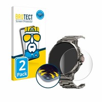 "Full-Cover Schutz Folie FüR Tesofit Smartwatch 1.85\" (Rund) 3D Curved Edge 2X"