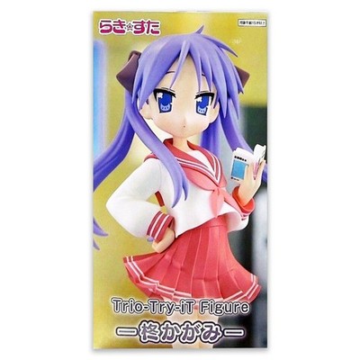 Lucky Star Kagami Hiiragi Trio-Try-iT Figur FuRyu Schuluniform Anime Manga