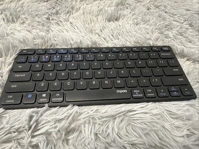 Rapoo E9050G Wireless Keyboard mit Englischen Layout Schwarz QWERTY