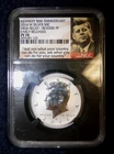 2014-W  KENNEDY SILVER HALF DOLLAR NGC PF 70 REVERSE PF EARLY RELEASES 50TH ANNI
