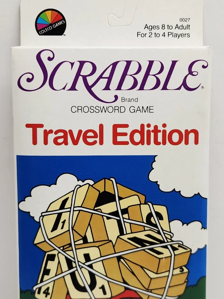 1987 Vintage Scrabble Crossword Game Travel Edition New Sealed  - Image 4 of 4