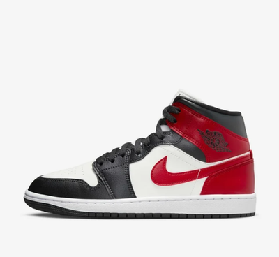 シューズ(女性用) NIKE Air Jordan 1 Mid Black Red White Nike Women's Air Jordan 1 Mid Size 10W/8.5M | eBay