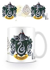 Harry Potter Slytherin and Hogwarts Crest Ceramic Mug in Presentation Box - Offi