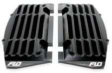 FLO MOTORSPORTS High Flow Radiator Brace - Black - Aluminum
