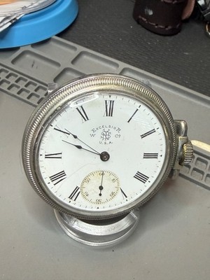 Project or Parts: Excelsior NY Standard Pocket watch, 16s, 7j,  Silverode Case