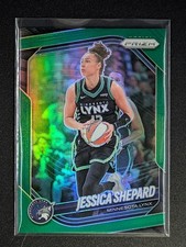 2025 Panini Prizm WNBA Green #137 Jessica Shepard Minnesota Lynx