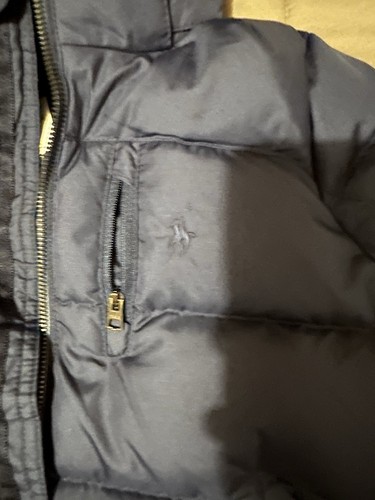 Polo Ralph Lauren Kids Hooded Puffer Down Jacket Coat - Navy Blue - Size 5! - Picture 5 of 5