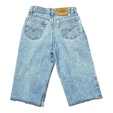 Levi's 550 Orange Tab Vintage Retro 90s Denim Jean Shorts 12 26x13