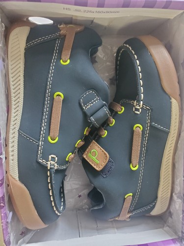 Boys shoes size 11 .Soft Healthy Handcrafted Leather. Blue, Pediped Beji 0214 - Picture 8 of 9