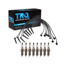 TRQ Ignition Kit Spark Plugs Wire Set Compatible with 96-00 Ford 96-99 Lincol...