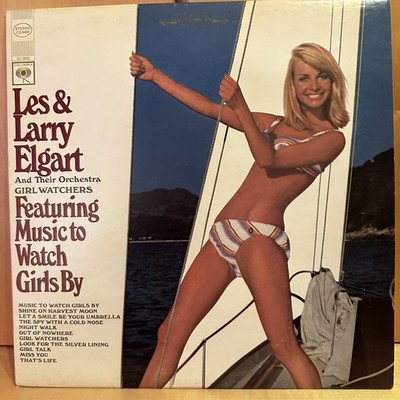 LES & LARRY  ELGART :  GIRL WATCHERS  (easy listening) -  US CBS 9433