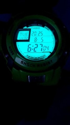Vintage G-Shock Green G-7710KRT Kawasaki Racing Team Chrono Biker