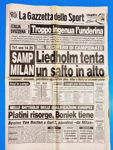GAZETTE DELLO SPORT 14 Août 2001 Vieri Inter Maldini Milan Fiona May Bologna 176339788955