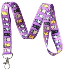Cat Lanyard Id Badge Holder Keychain By Execucat