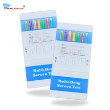 [10 Pack] 10 Panel Drug Test Dip Cards, One-Step, Rapid Test Kit, Fast Results!
