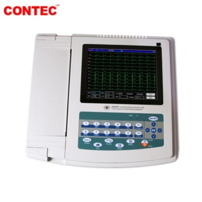 CONTEC Electrocardiograph Digital 12 channel/lead EKG+PC Sync software US ship