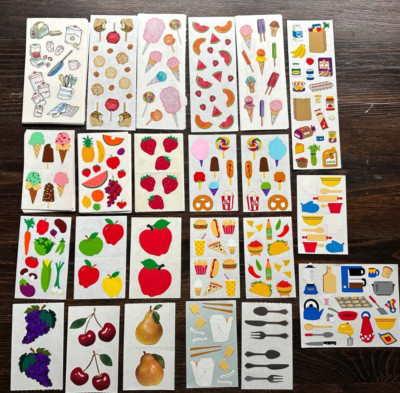 Creative Memories Mrs.Grossman Stickers FRUIT~Veggies~FAST FOOD~Cooking ~ U PICK