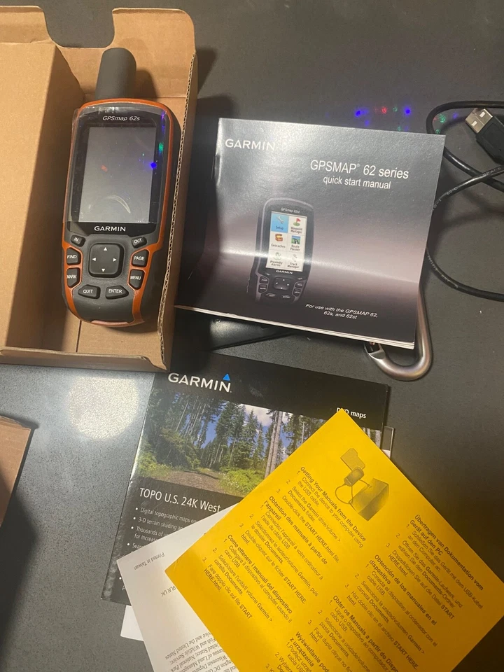 New Garmin GPSMAP 62s Handheld GPS Bundle Free Shipping - Image 4 of 4