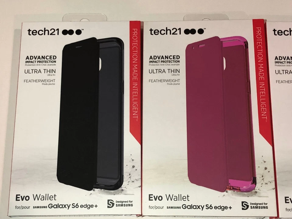Tech21 Evo Frame & Wallet Cases for Samsung Galaxy S6 Edge+  - Image 2 of 4