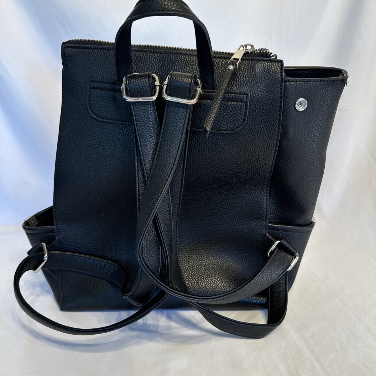 ALDO Unisex Large Backpack / Travel Bag Pebbled Black Faux Leather | eBay UK ALDO Unisex Large Backpack / Travel Bag Pebbled Black Faux Leather | eBay UK