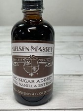 Nielsen-Massey Pure Vanilla Extract, NO SUGAR ADDED, 4 fl. oz., Exp. 08/26 new