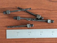  30 Aircraft drill bits threaded shank 1/4-28, 135 deg, 5 pcs, Made in USA