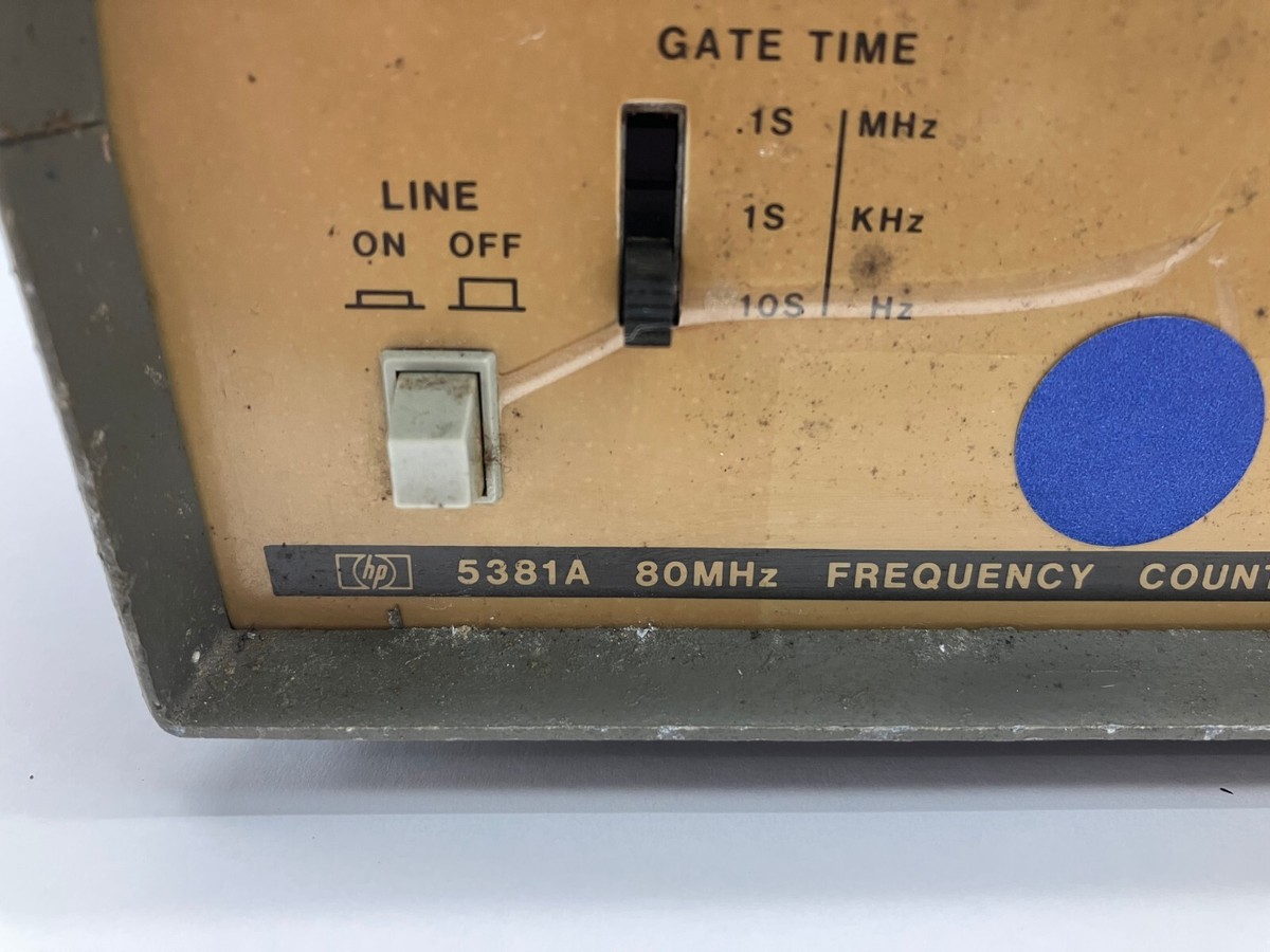 HP 5381A Frequency Counter 80mhz Power Tested for sale HP 5381A Frequency Counter 80mhz Power Tested for sale