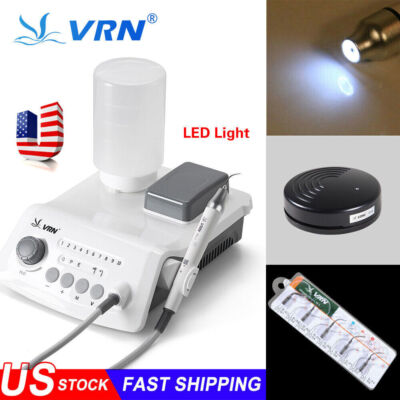 Dental Digital Control Ultrasonic Scaler with LED Detachable Handpiece VRN USA