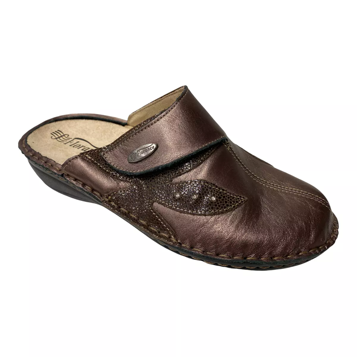 SCARPE PANTOFOLA CIABATTE ZEPPA DONNA FLORANCE C37056 PELLE