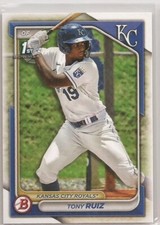 2024 Bowman Chrome Tony Ruiz Prospect 1st Bowman #BCP-80 - Kansas City Royals