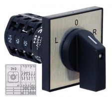 Wendeschalter 230V/400V Schalter Handschalter Spannung Drehschalter Neu