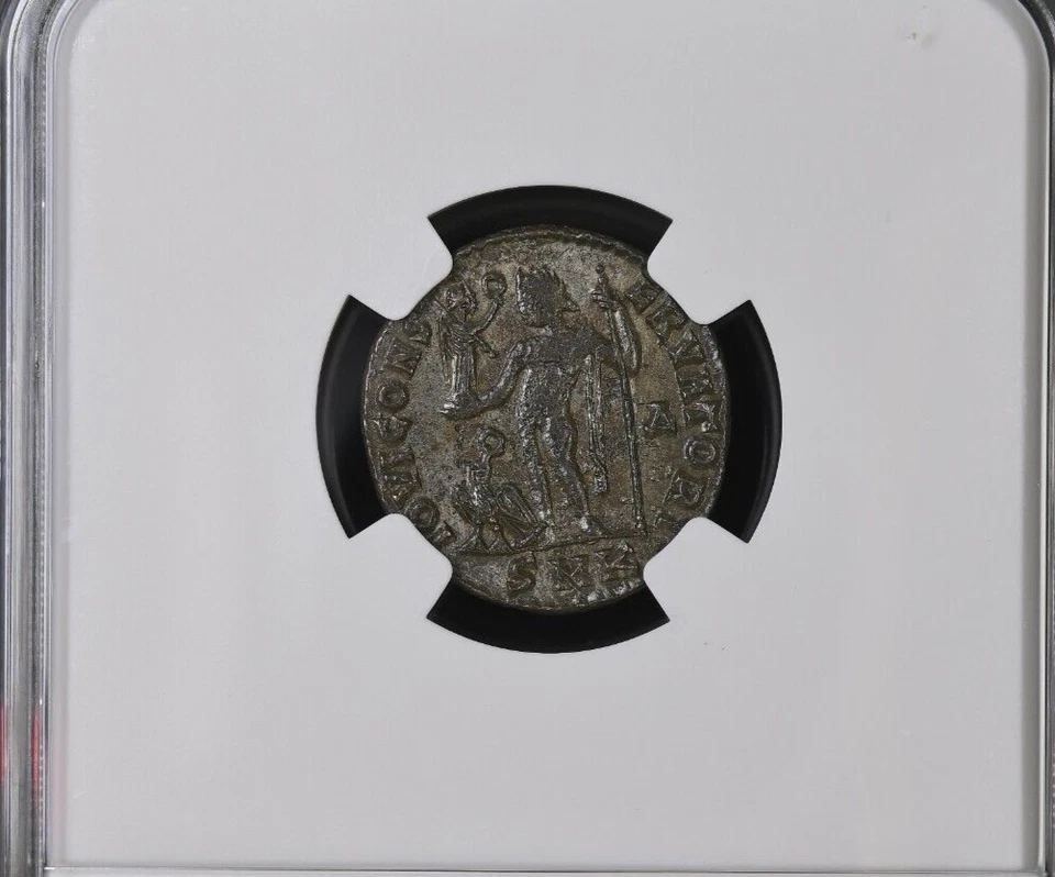 NGC AU Roman AE de Licinio I AD 308 - 324 REVERSO JOVI CONSERVATI Foto 3 de 4
