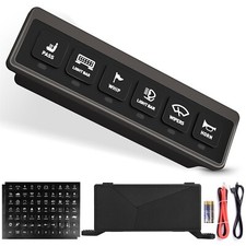Universal 6 Gang Wireless Switch Panel Remote Circuit Control Relay Box 12V 24V